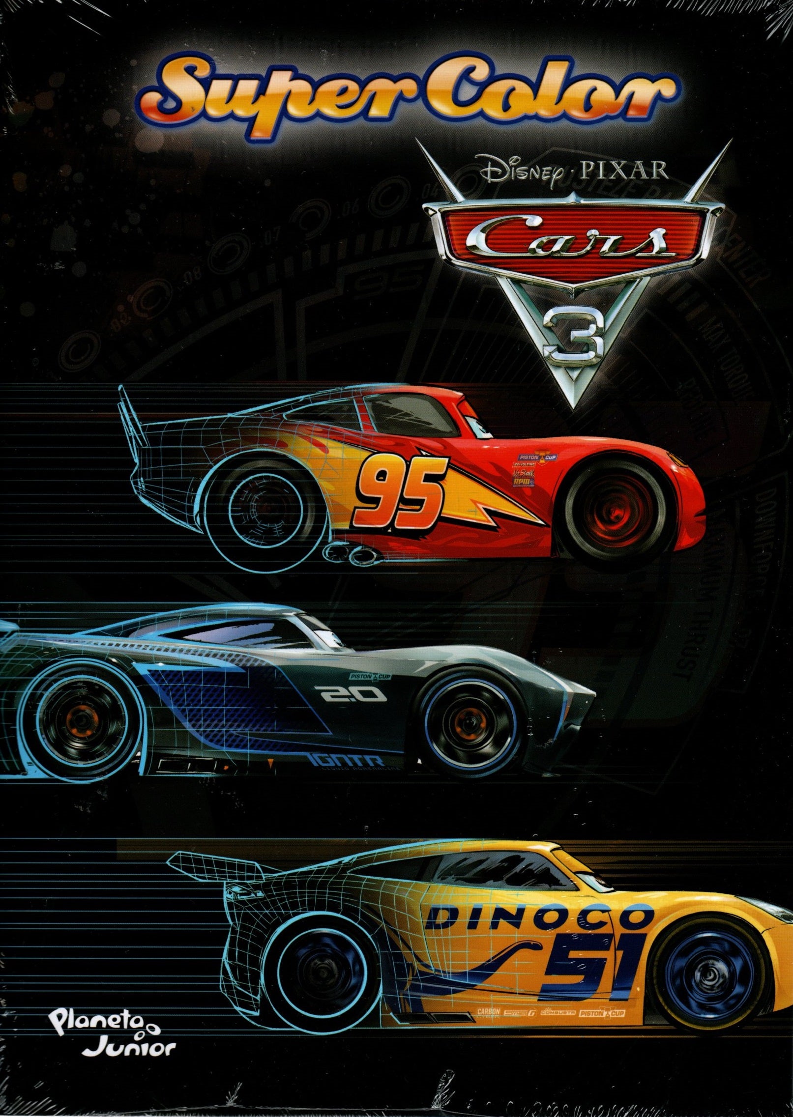 Libro Disney - Supercolor. Cars 3