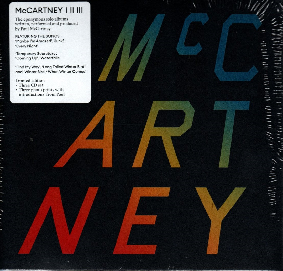 CDX3  Paul McCartney – McCartney I II III