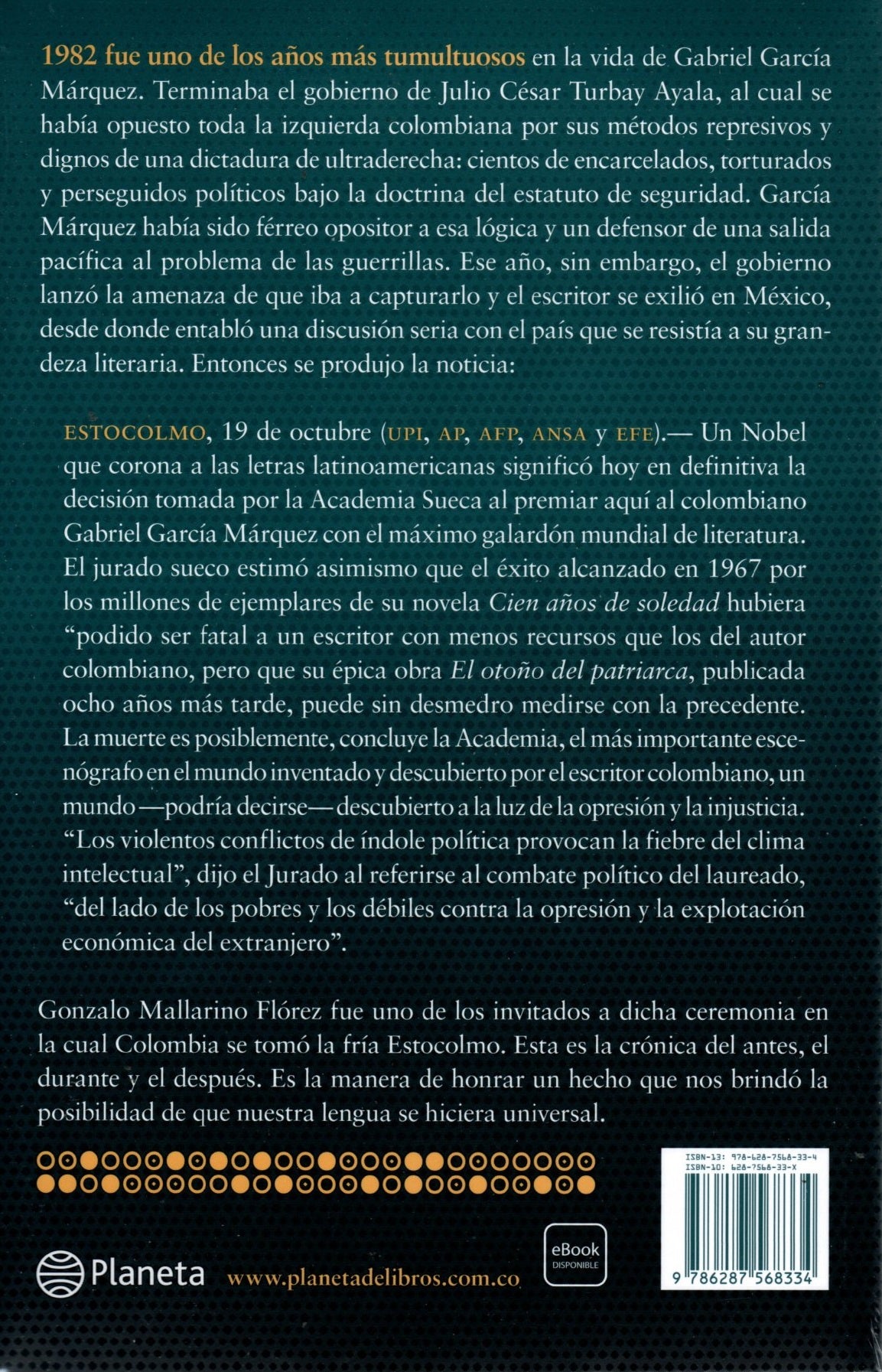 Libro Gonzalo Mallarino Flórez - El día que Gabo ganó el Nobel