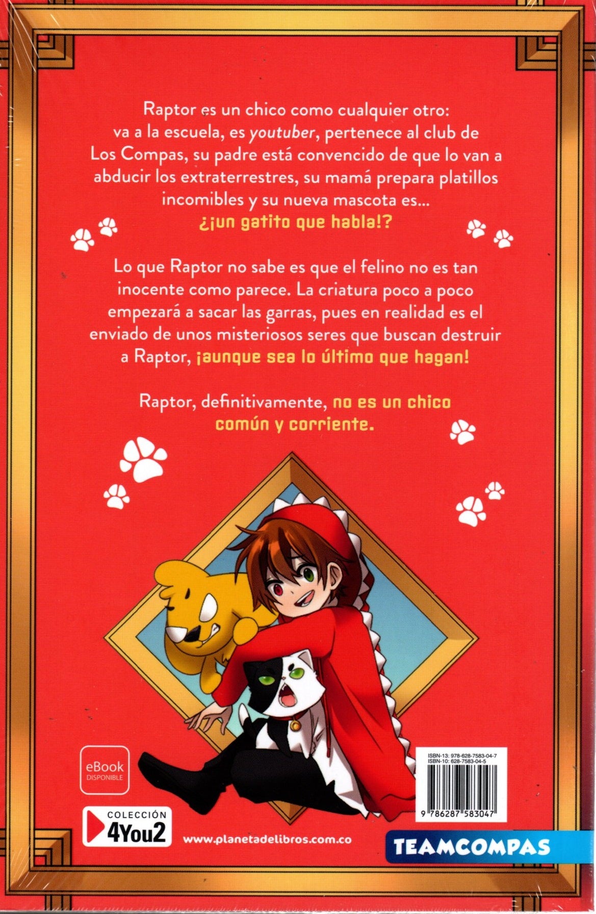 Libro Escuela RaptorGamer: El felino infiltrado