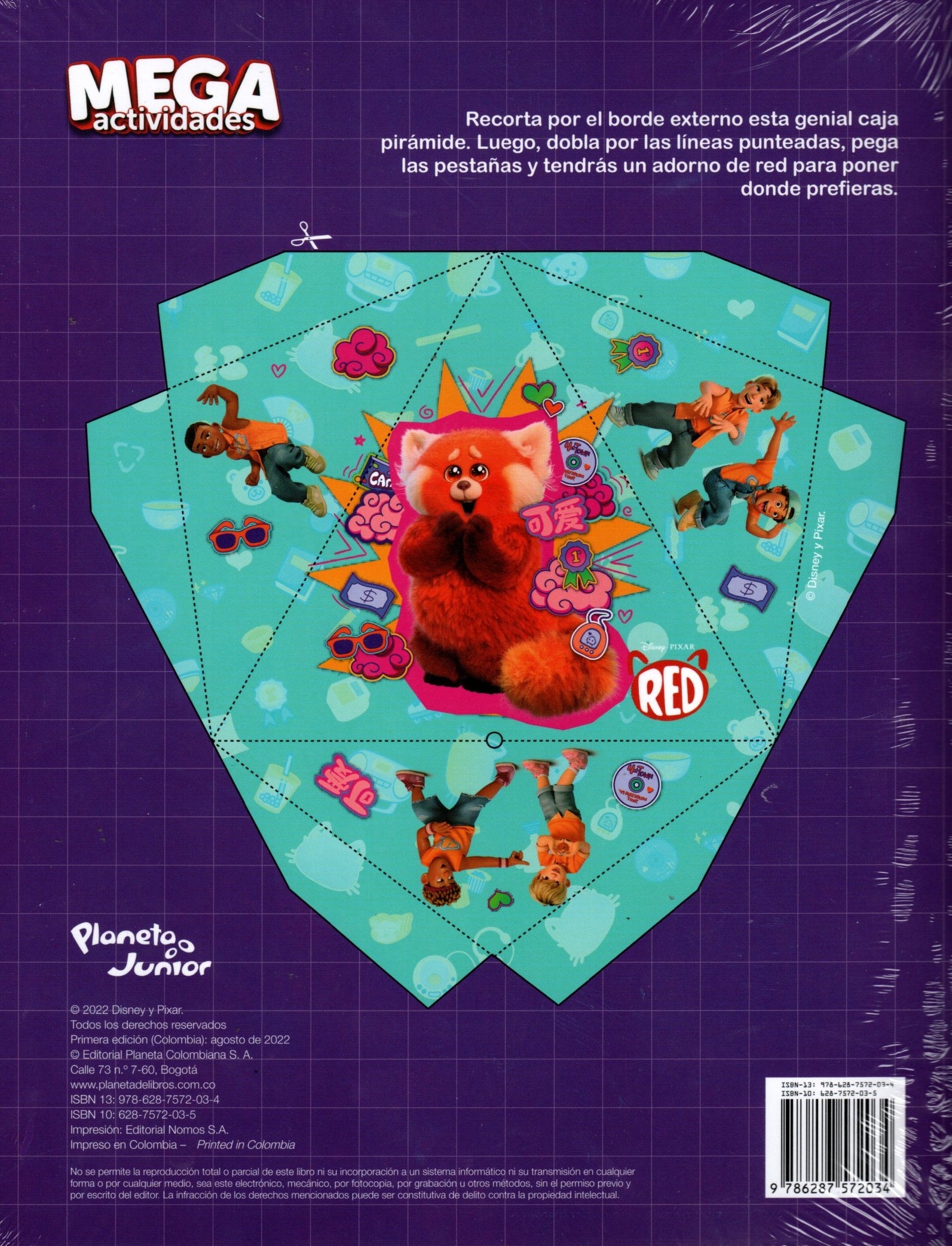 Libros Disney - Mega actividades. Red