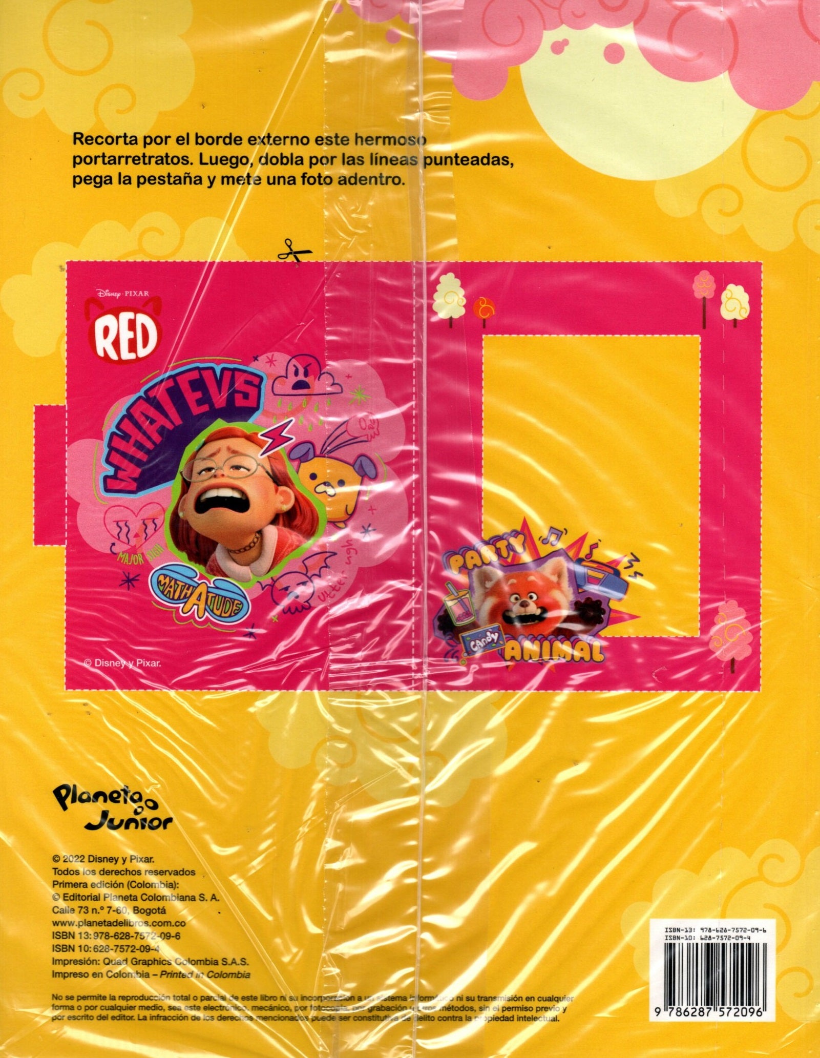 Libro Disney- Decora, recorta y juega con Red