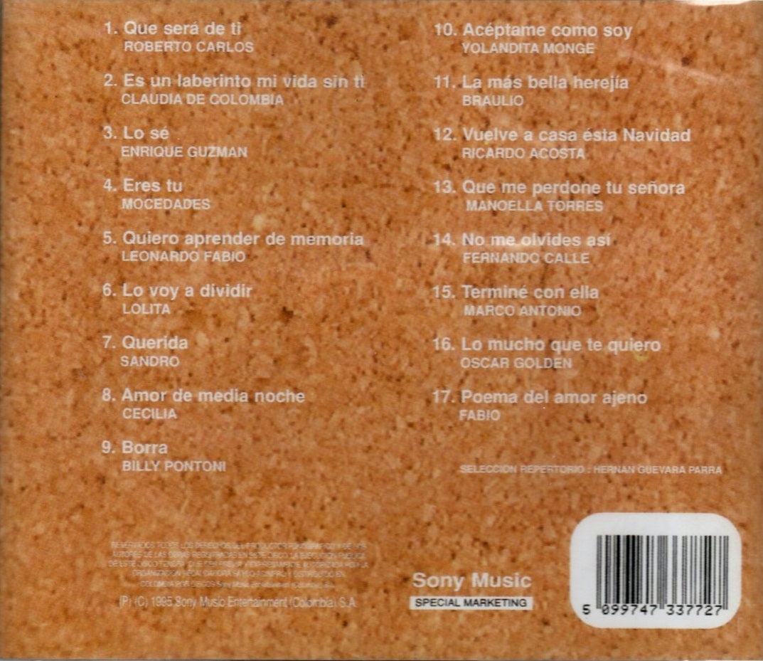 CD Baladas Clasificadas Vol.2