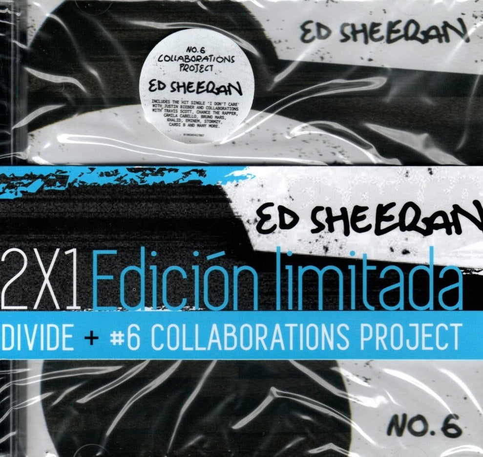 CD Ed Sheeran - 2X1 Edición Limitada Divide + #6 Collaborations Project