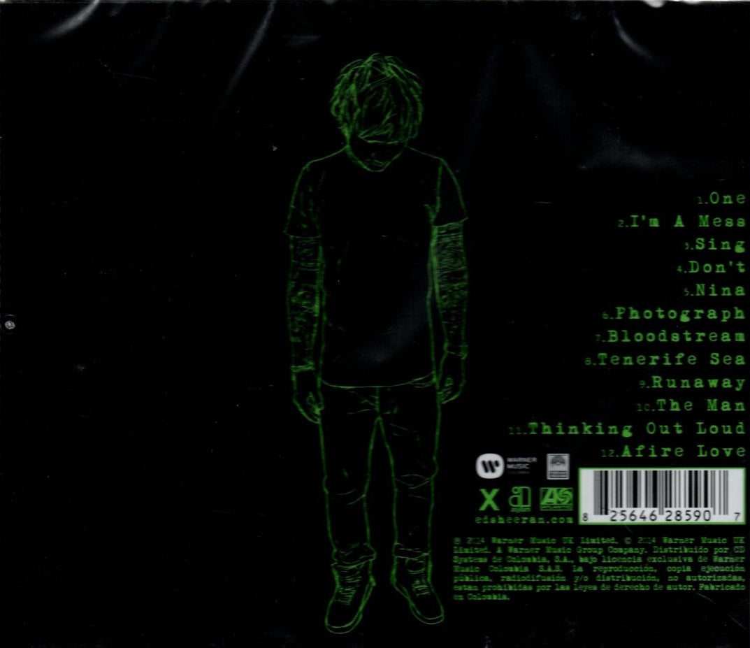 CD Ed Sheeran ‎– X