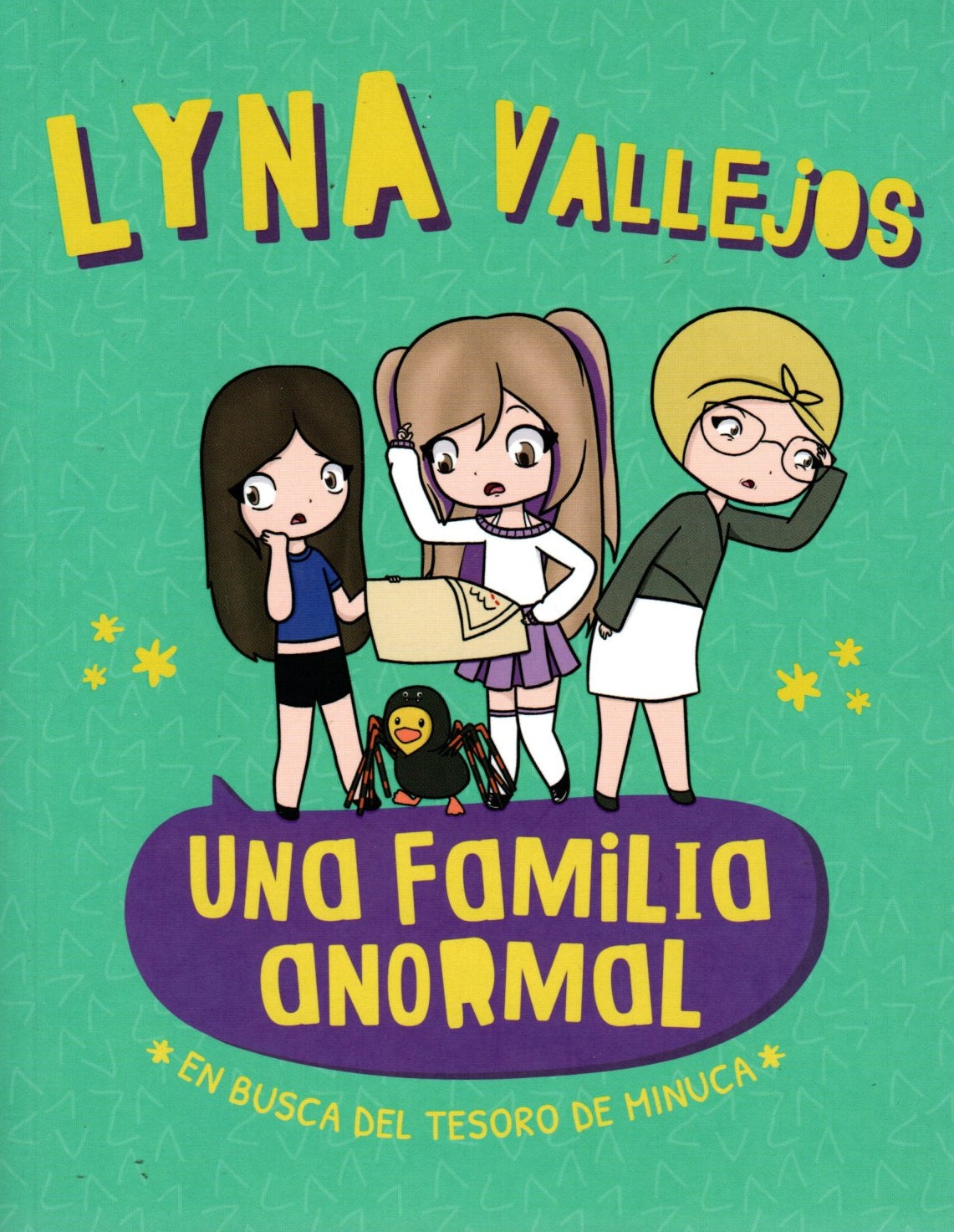 Libro Lyna Vallejos - Una familia anormal.(En busca del tesoro de Minuca)