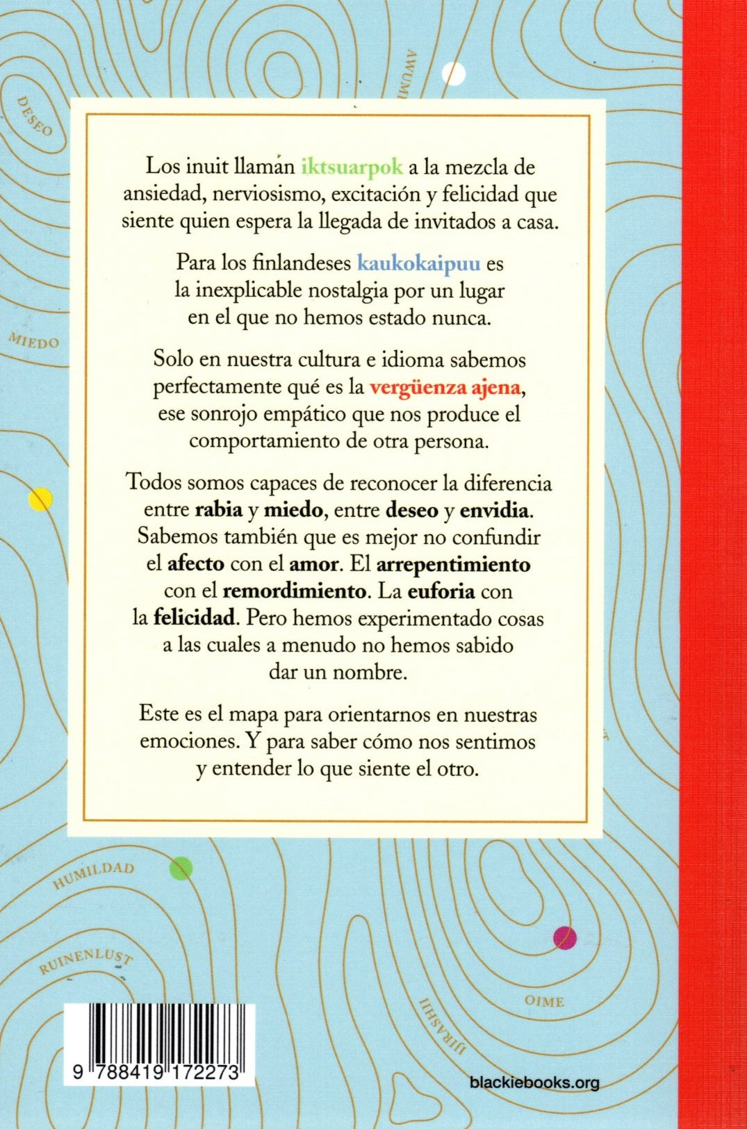 Libro  Tiffany Watt Smith - Atlas De Las Emociones Humanas