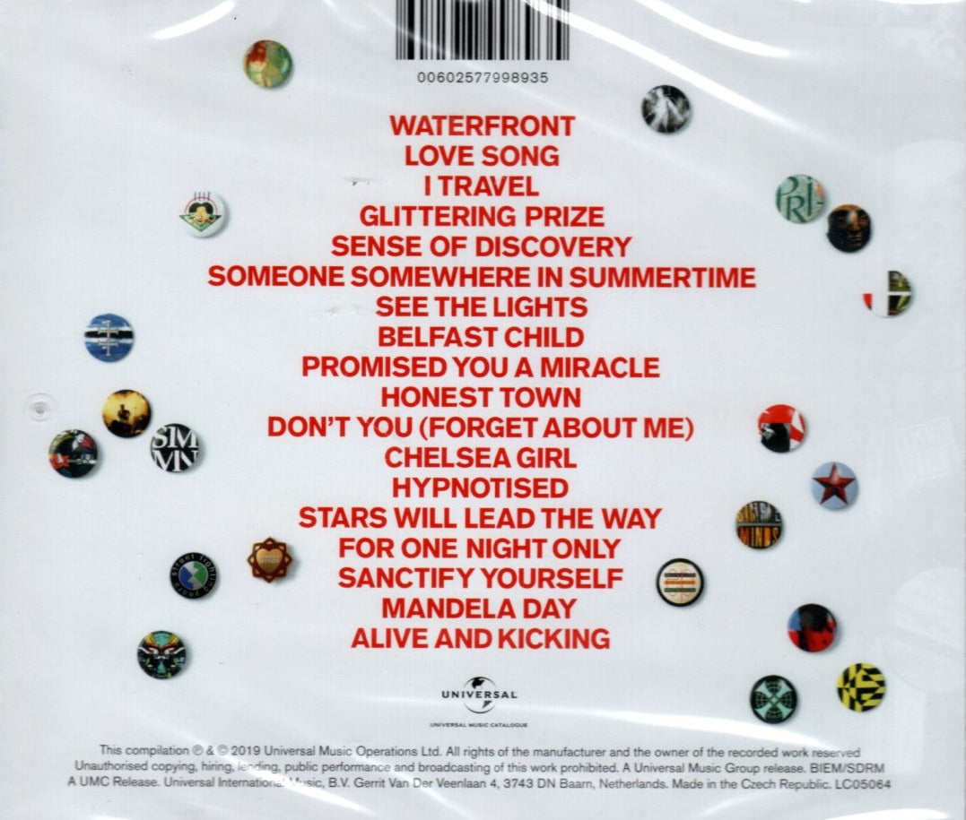 CD Simple Minds ‎– 40: The Best Of 1979-2019