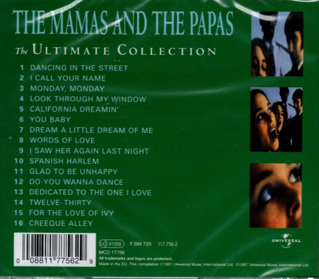 CD  The Mamas And The Papas – The Ultimate Collection
