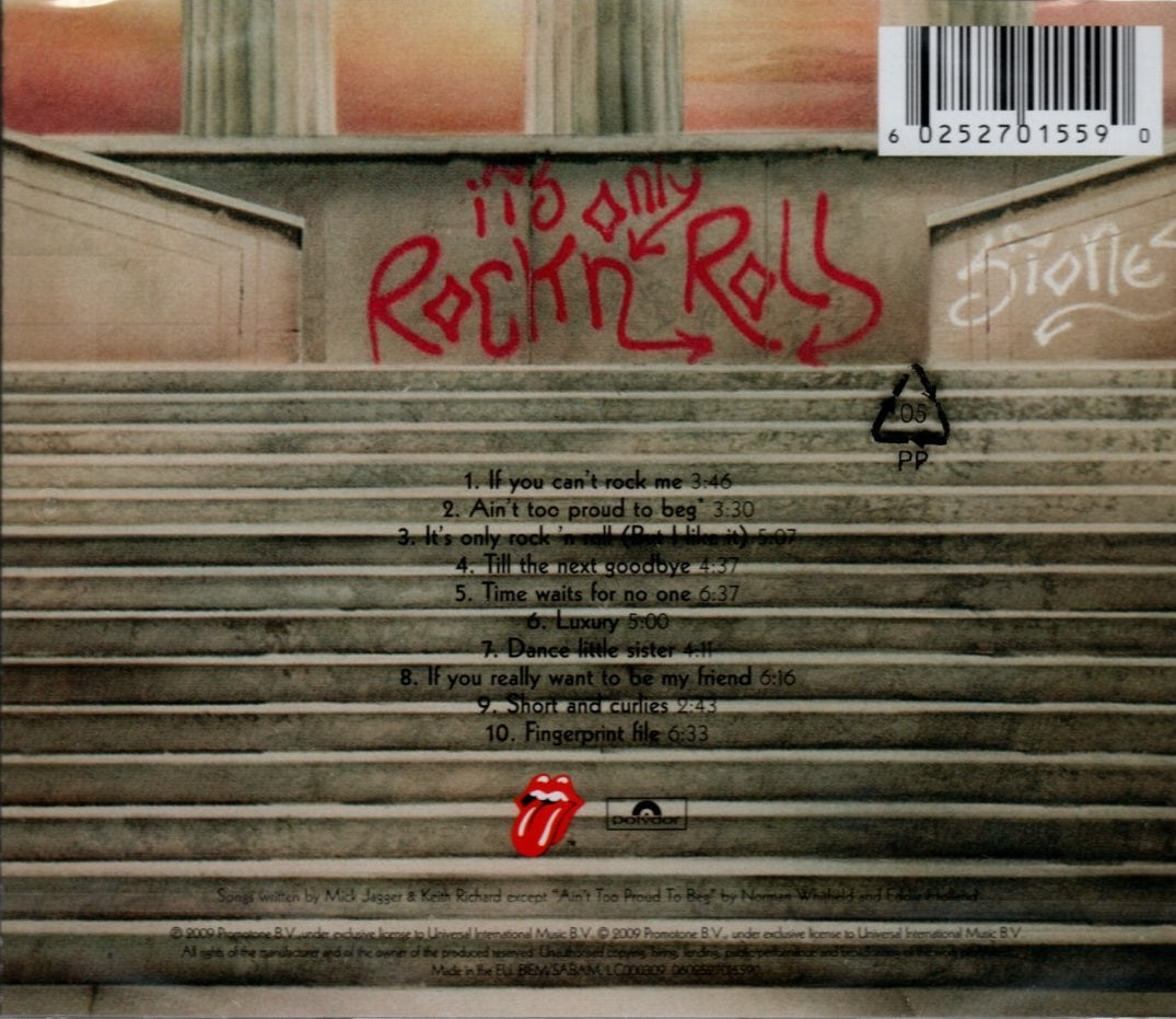 CD  The Rolling Stones – It's Only Rock 'N Roll