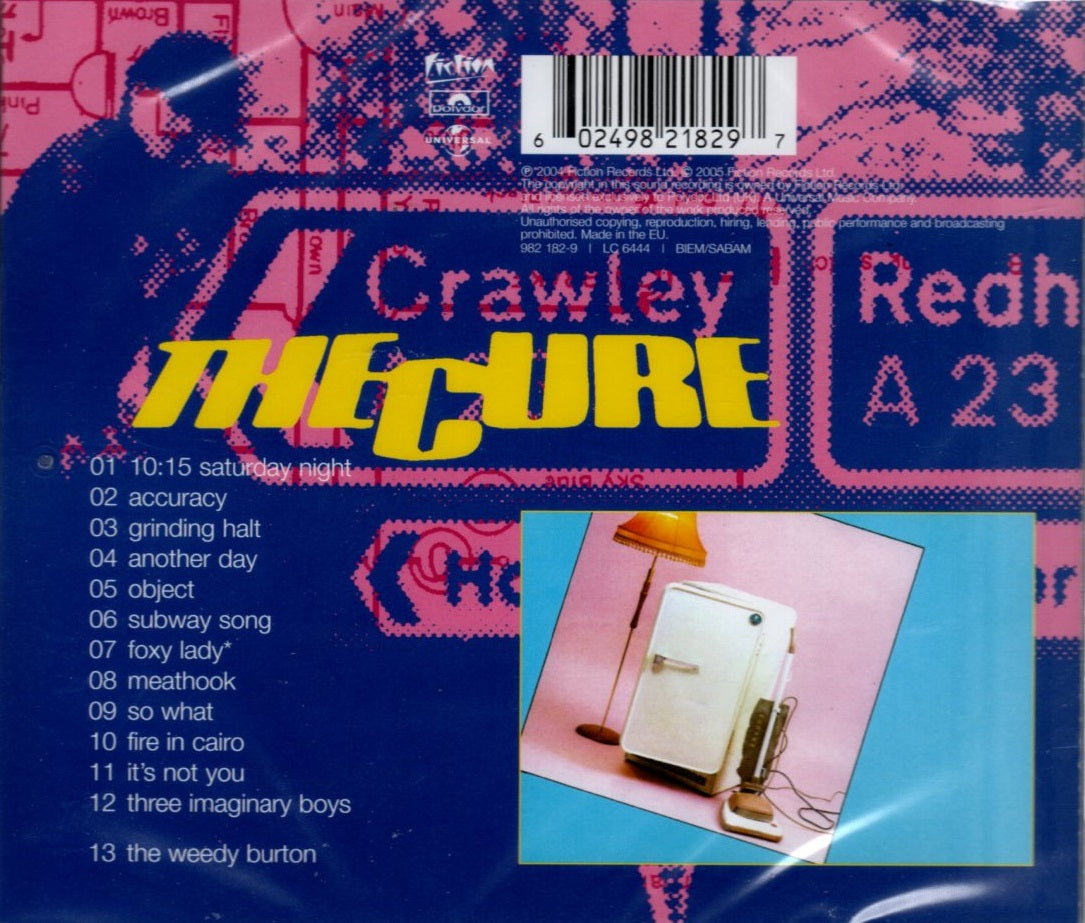 CD The Cure - Three Imaginary Boys
