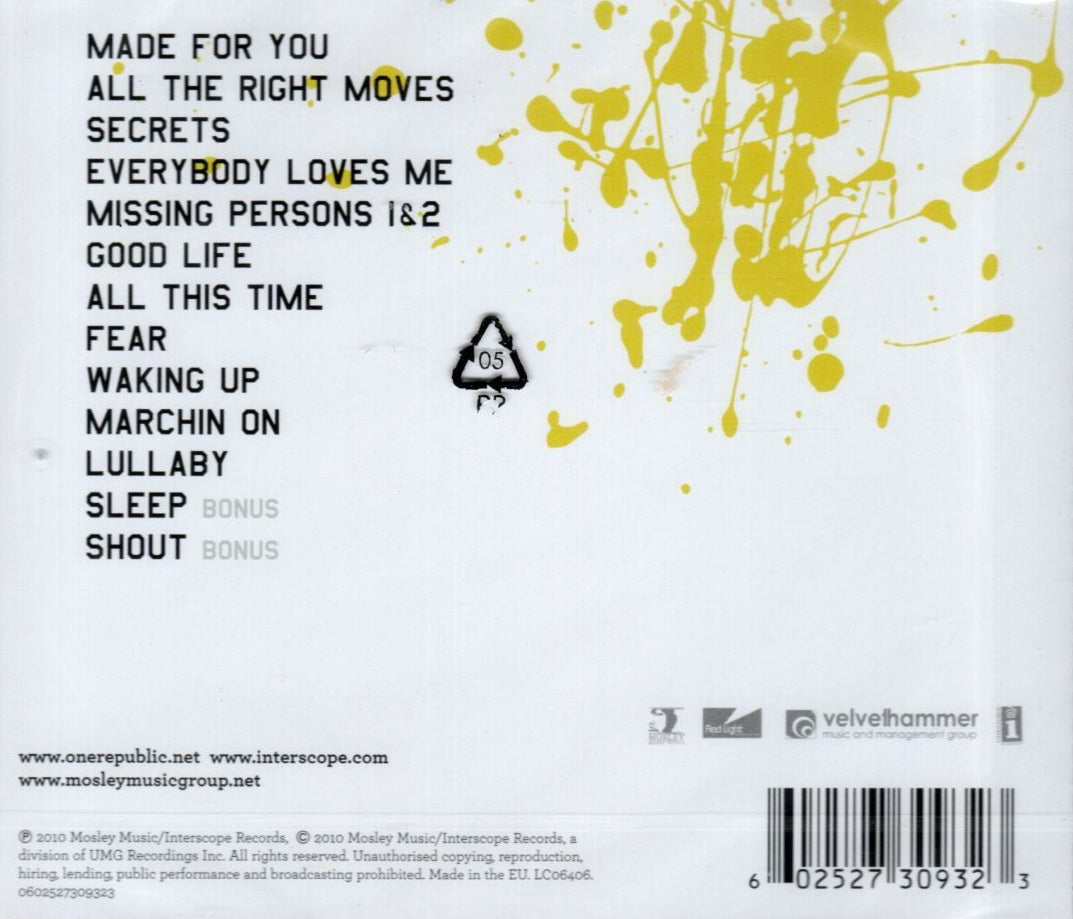 CD OneRepublic – Waking Up