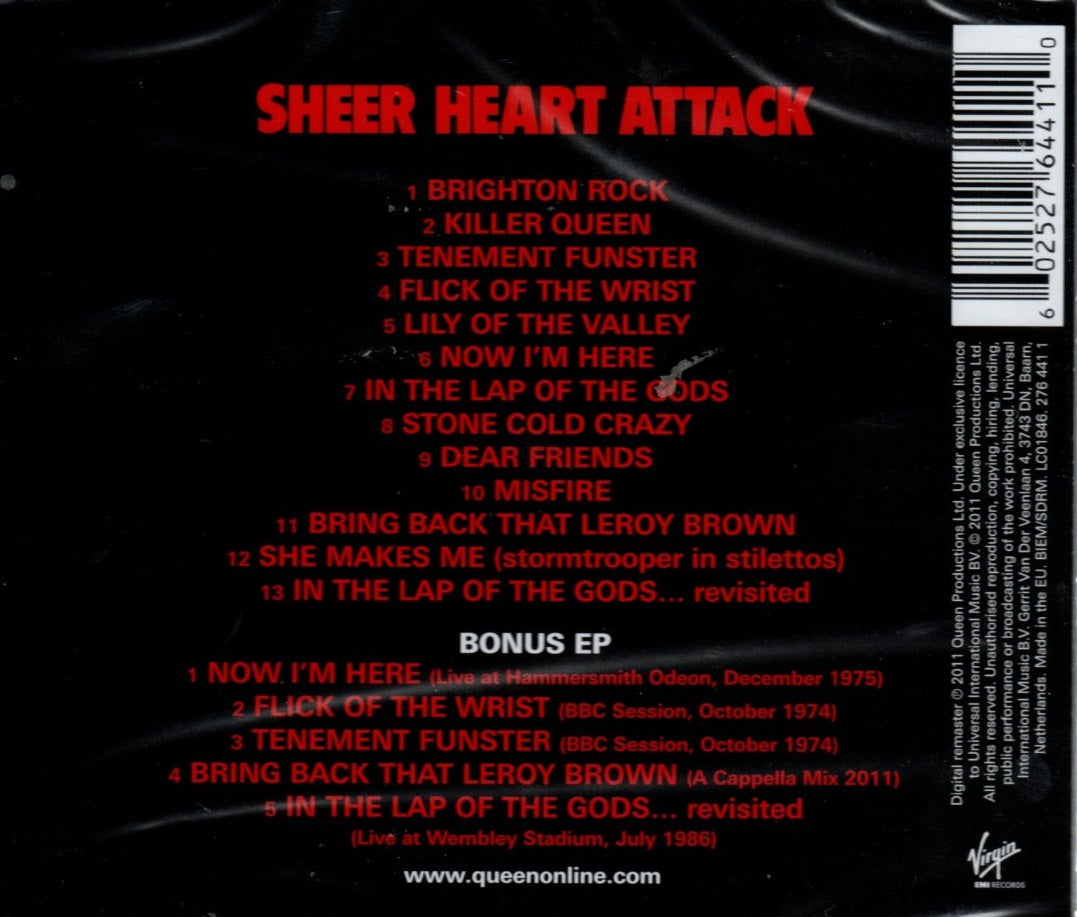 CD X2 Queen – Sheer Heart Attack