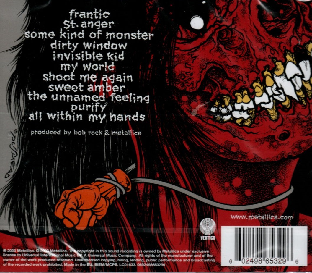 CD Metallica ‎– St. Anger