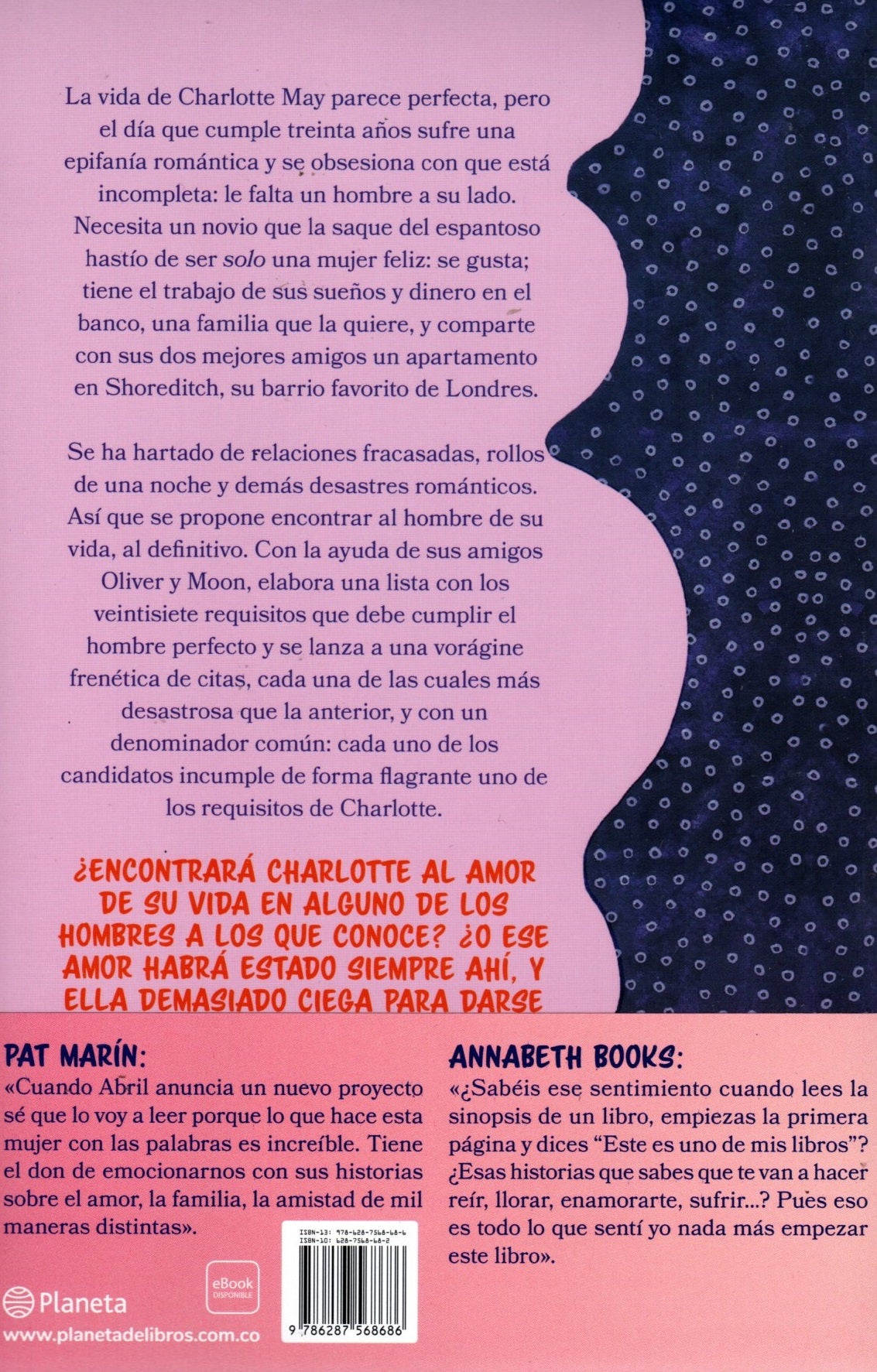 Libro Abril Camino - Las 27 citas de Charlotte May