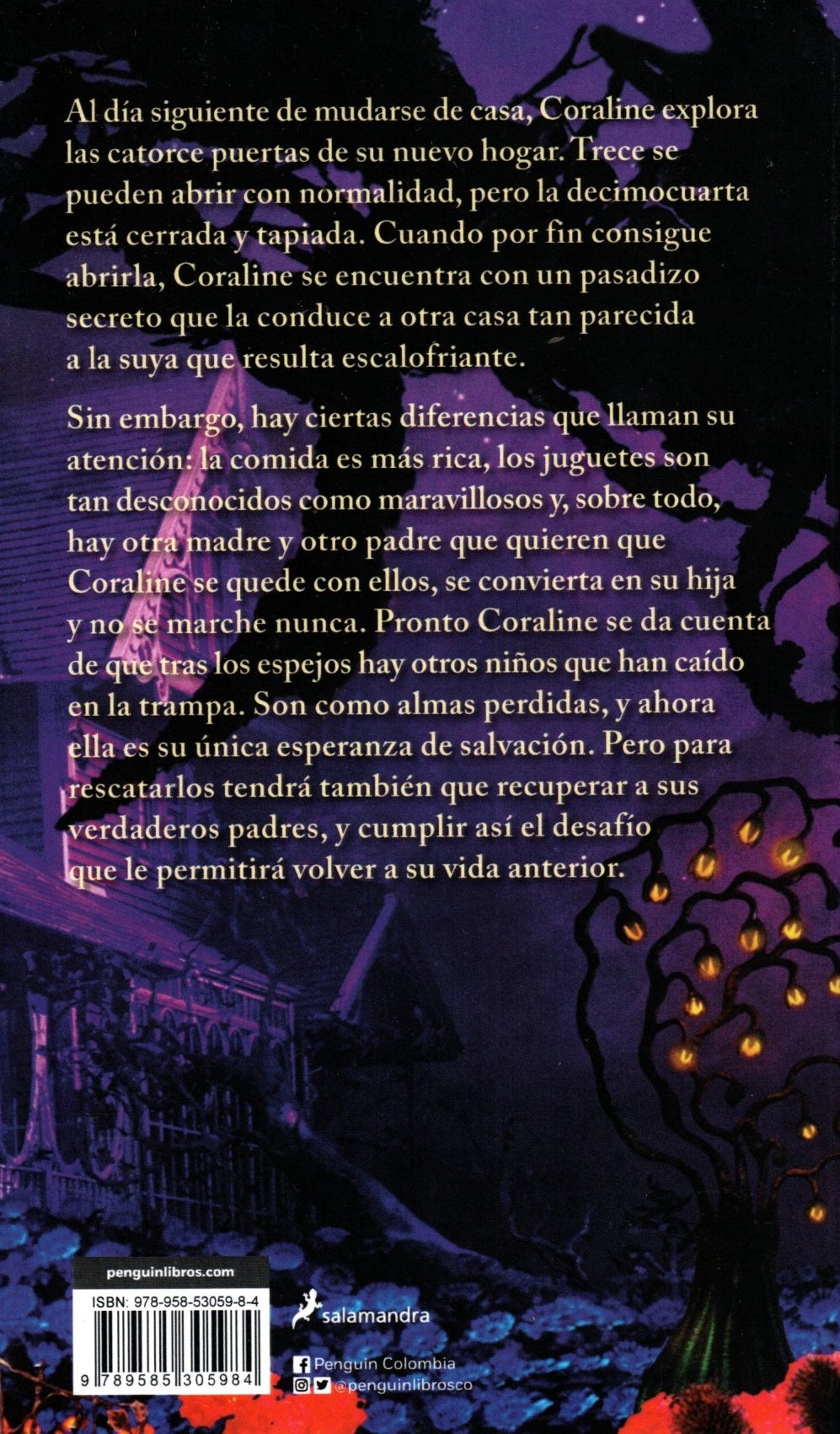 Libro Neil Gaiman - Coraline