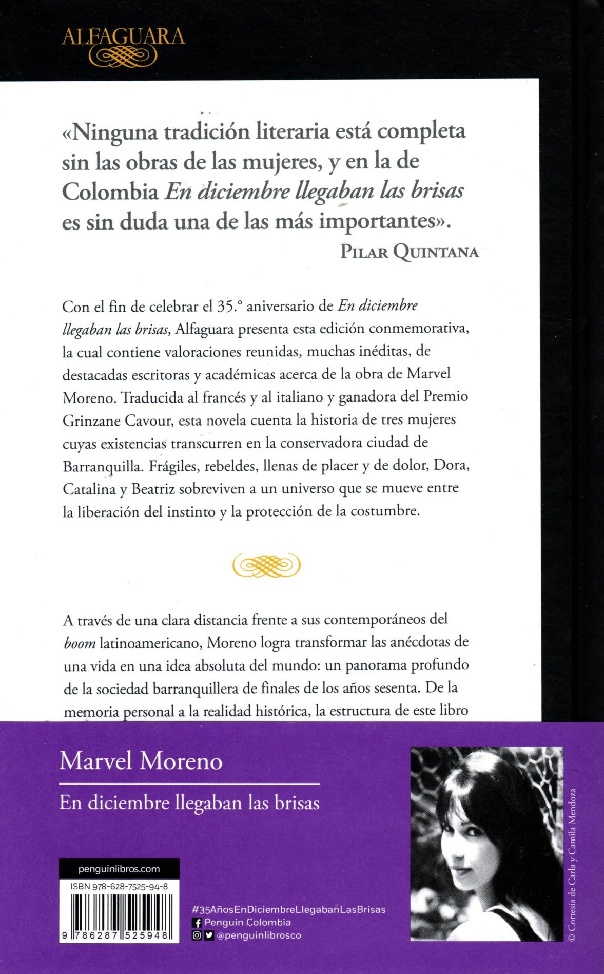 Libro Marvel Moreno - En diciembre llegaban las brisas