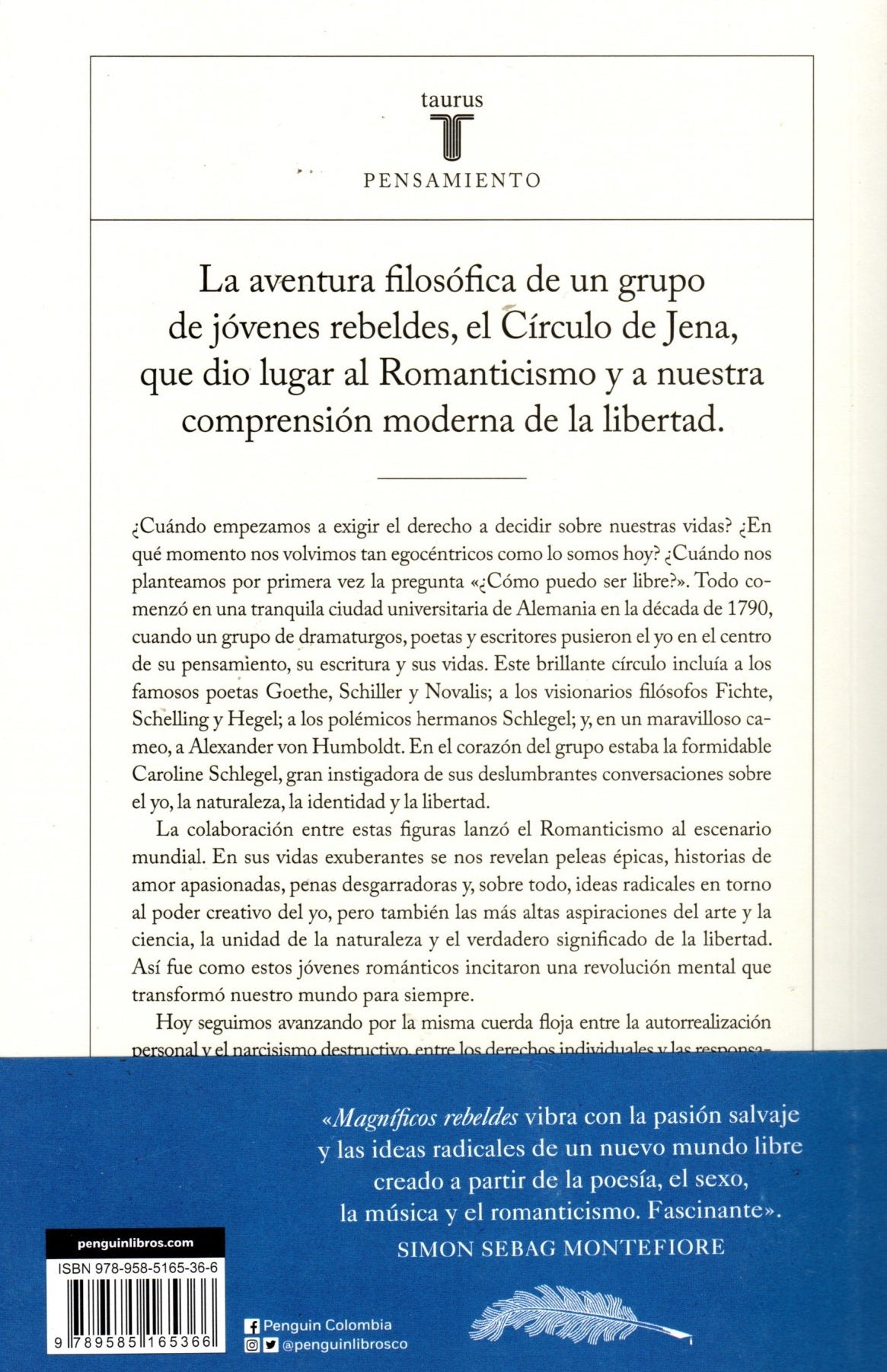 Libro Andrea Wulf -  Leer fragmento Magníficos rebeldes
