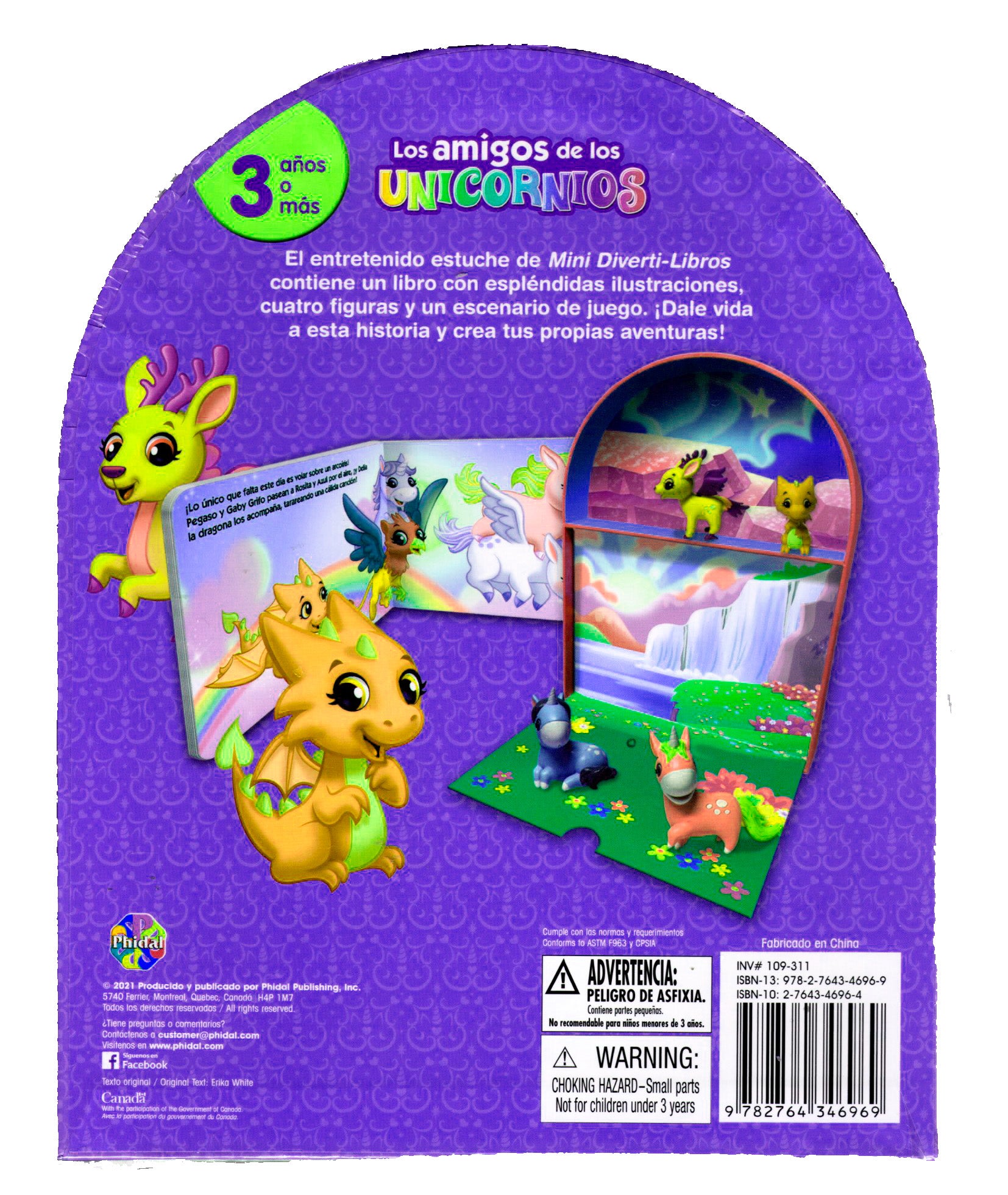 Libro Mini Diverti Libros -  Los Amigos De Los Unicornios