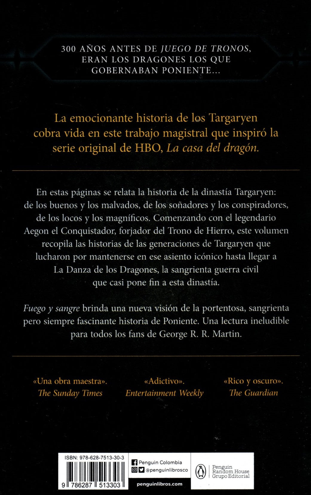 Libro George R.R. Martin - Fuego Y Sangre