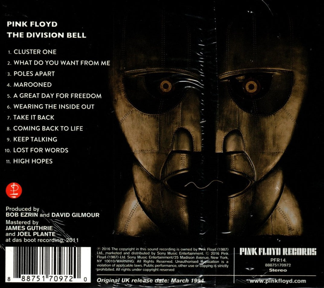 CD Pink Floyd - The Division Bell