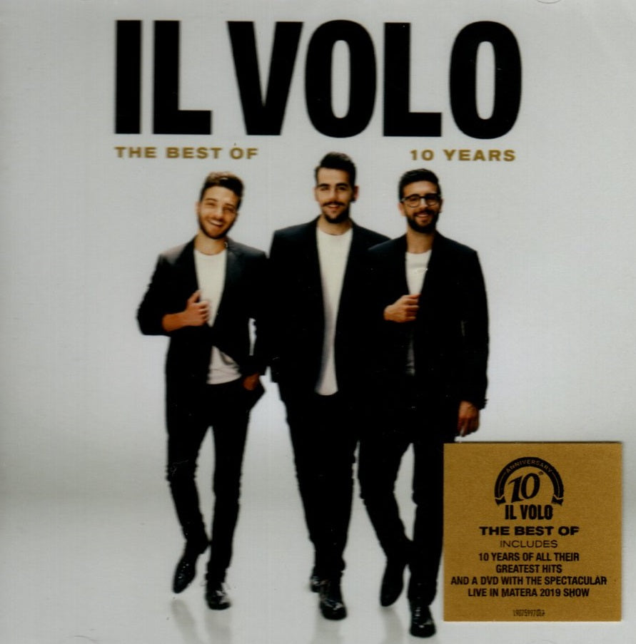 CD + DVD Il Volo – 10 Years - The Best Of Il Volo