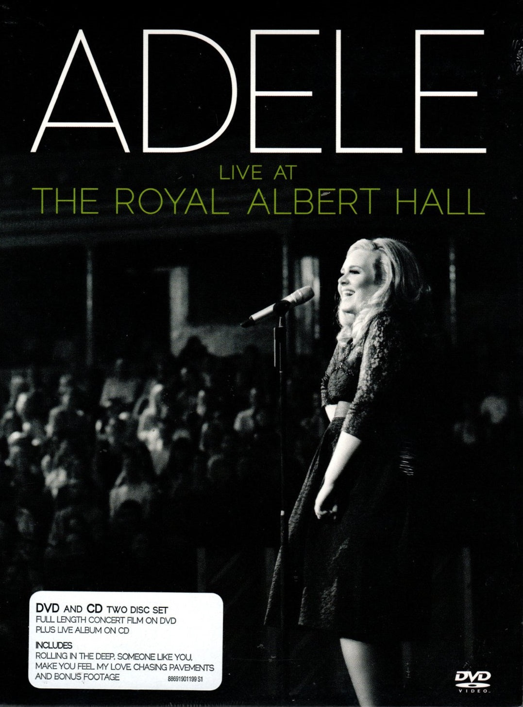 CD + DVD Adele  – Live At The Royal Albert Hall