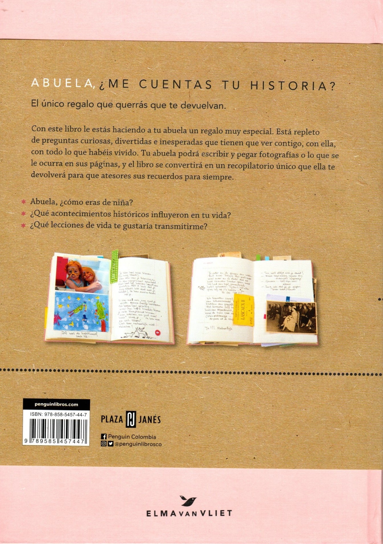 Diario Abuela cuéntame de ti - ESCRIBO TU HISTORIA