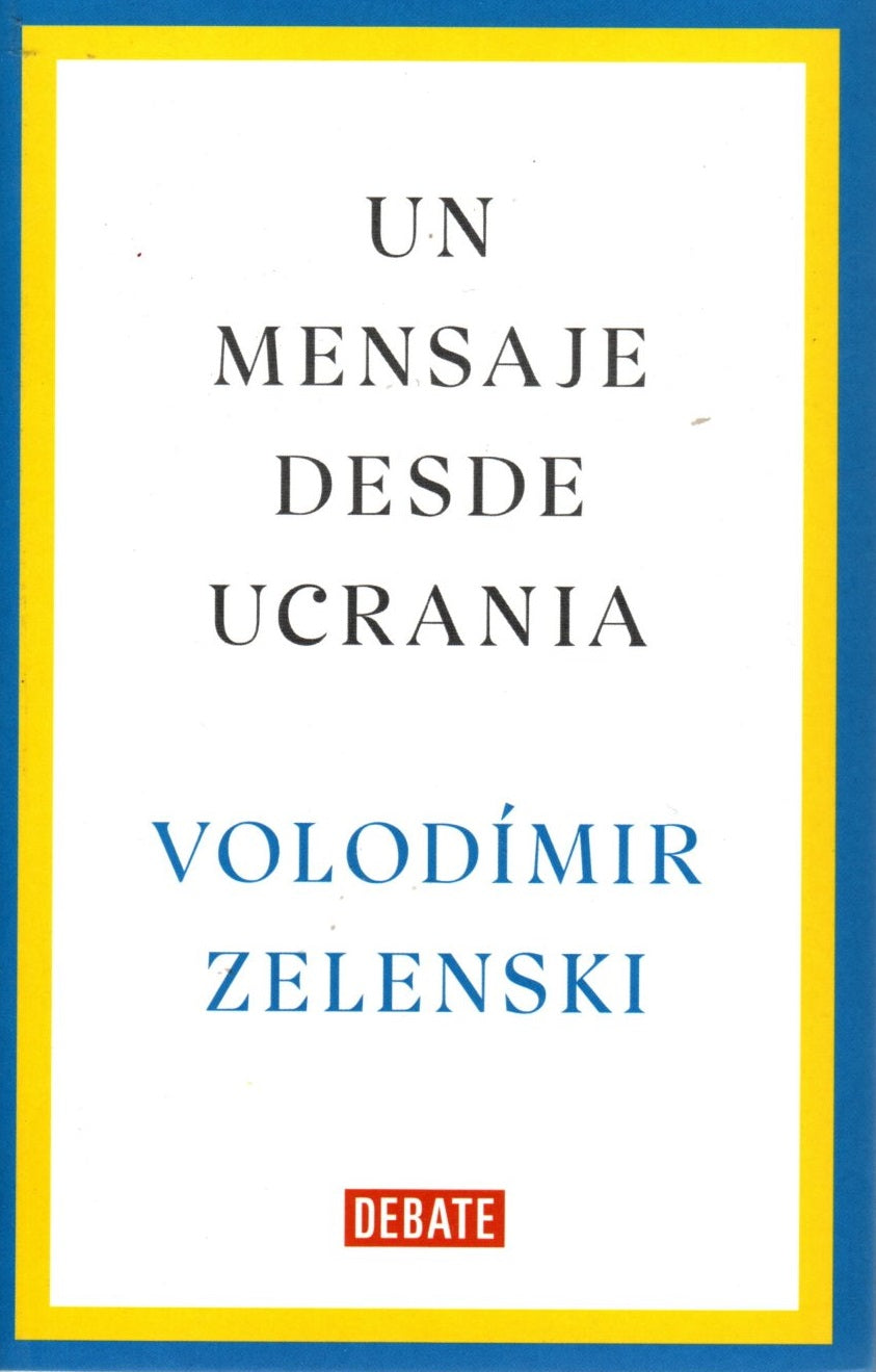 Libro Volodímir Zelenski - Un mensaje desde Ucrania
