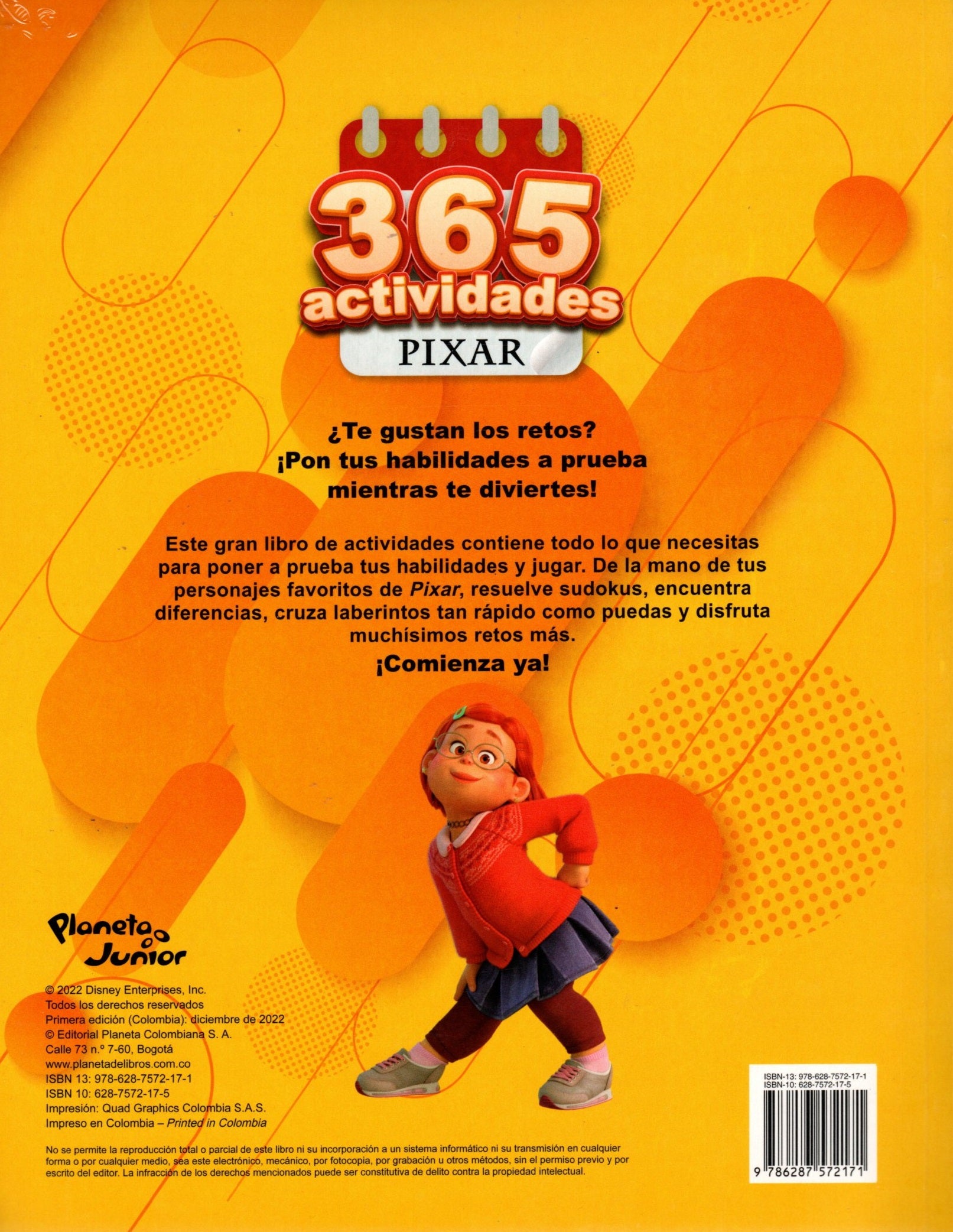 Libro  Pixar - 365 Actividades