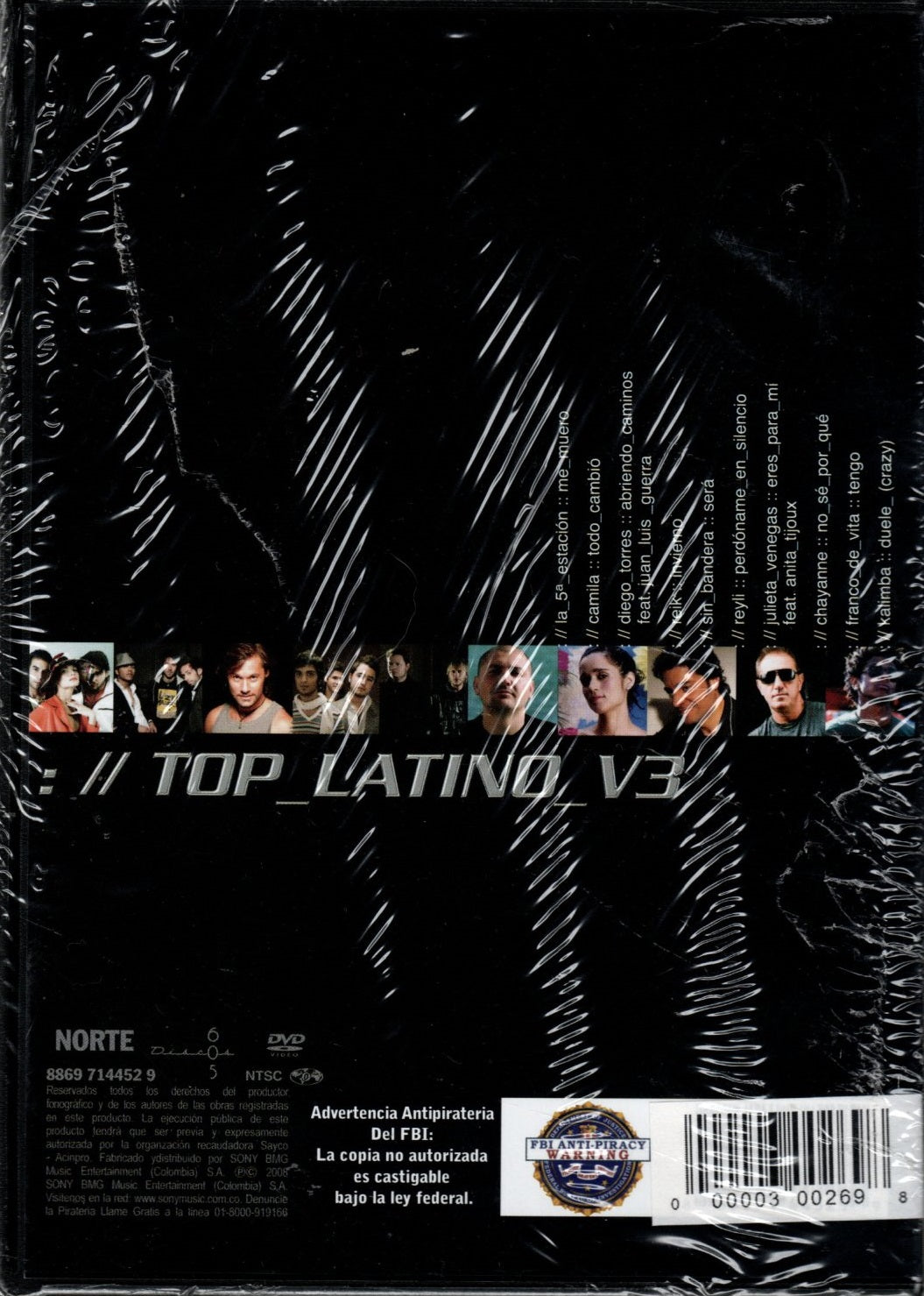 DVD + KAREOKE Top latino V3 - Colección Super Estrella