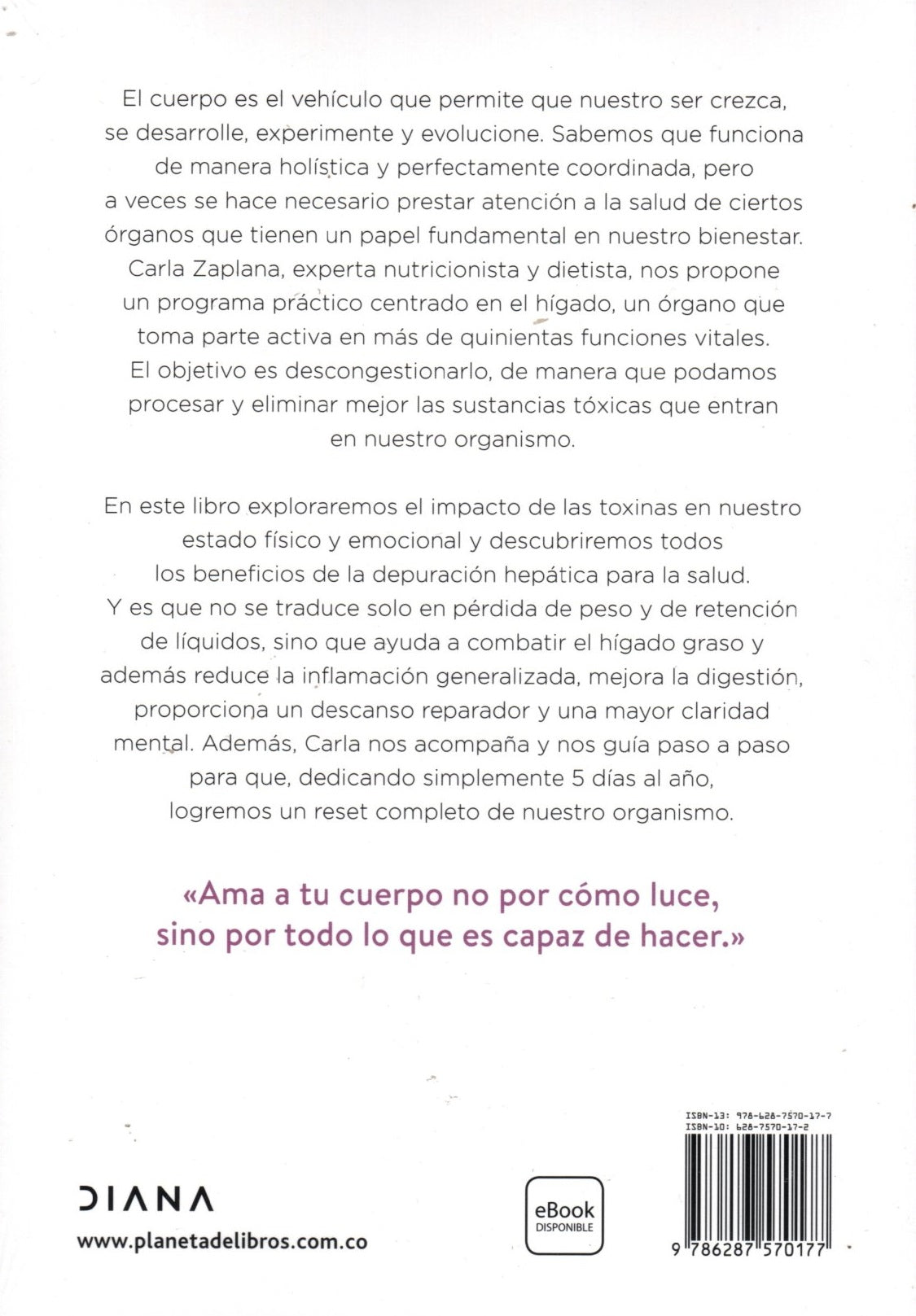 Libro Carla Zaplana - Depuración Hepática