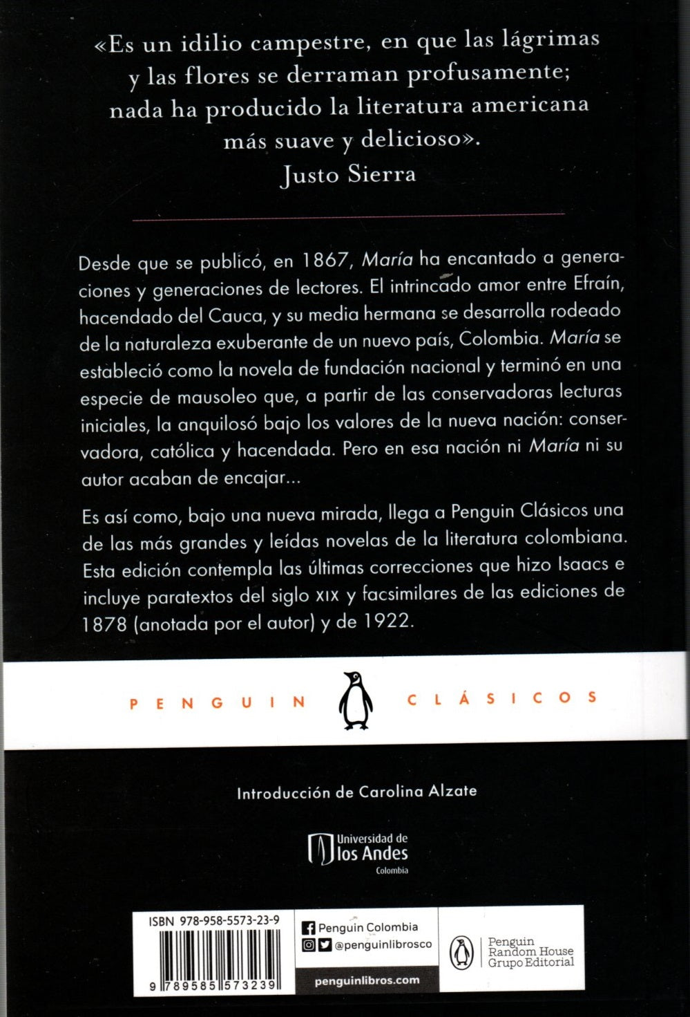 Libro Jorge Isaacs - Maria