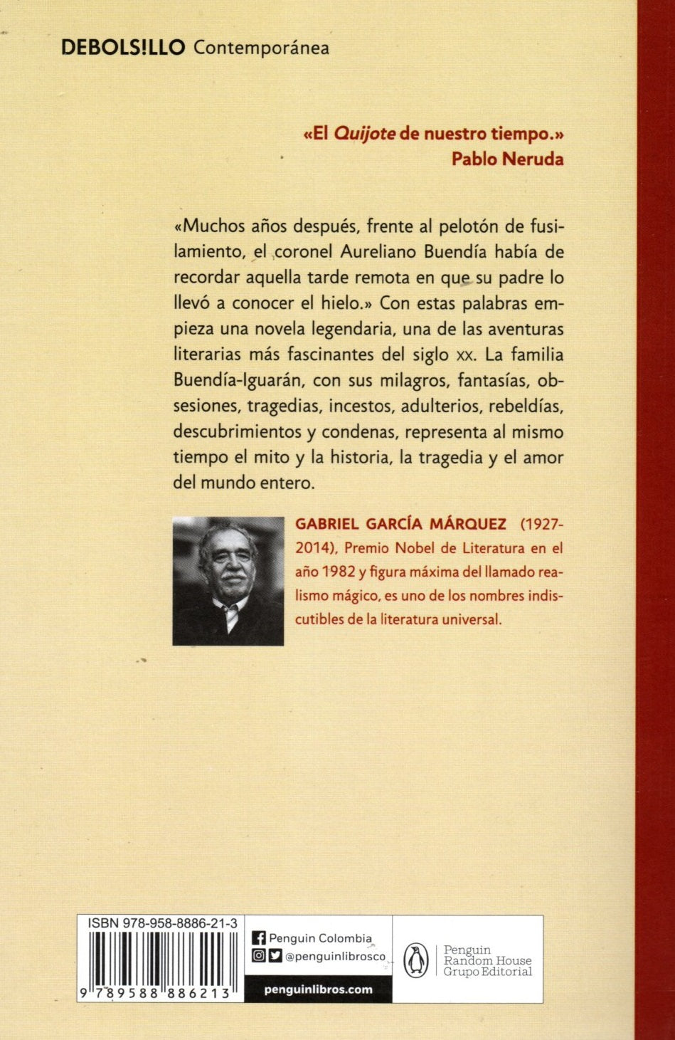 Libro Gabriel García Márquez - Cien Años De Soledad