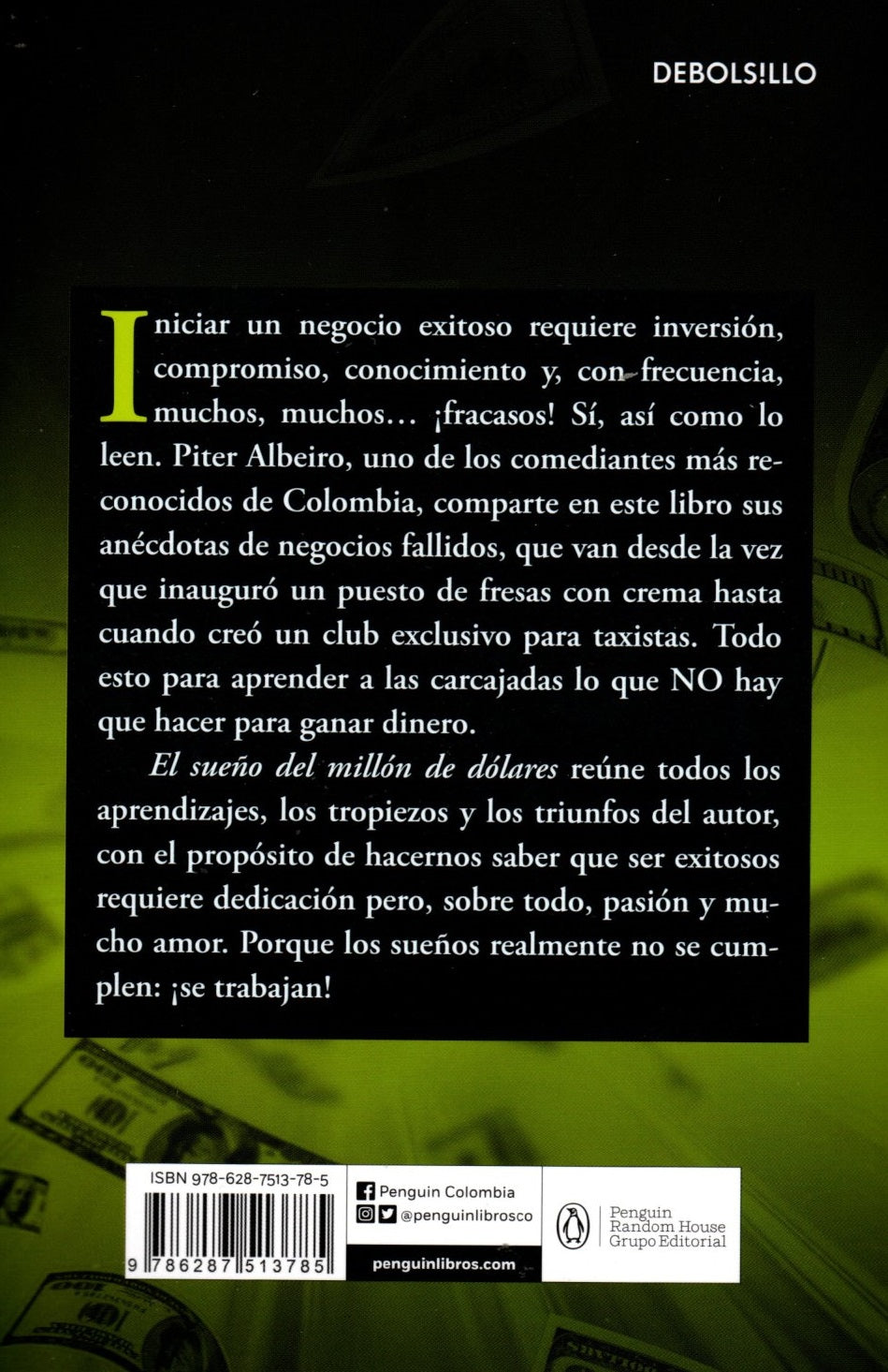 Libro Piter Albeiro - El Sueño Del Millón De Dólares