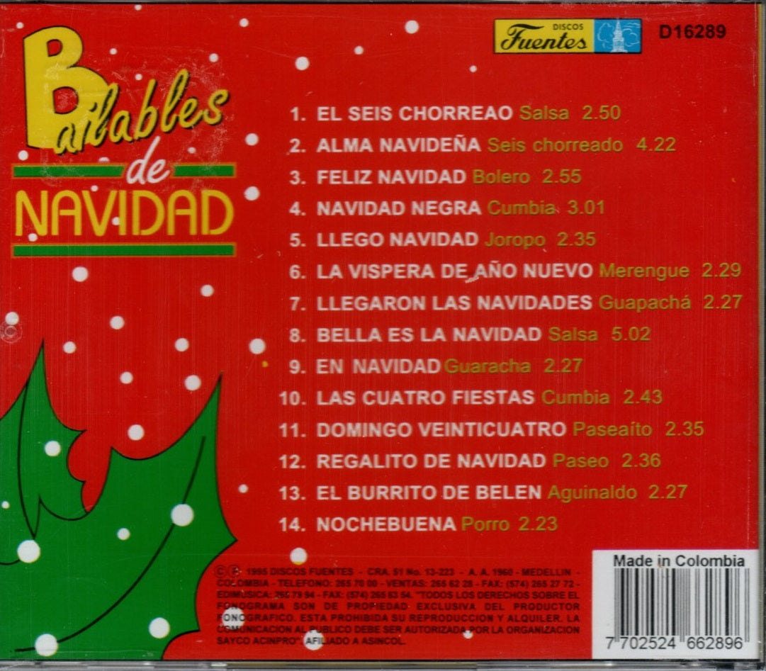 CD Bailables De Navidad Vol.2