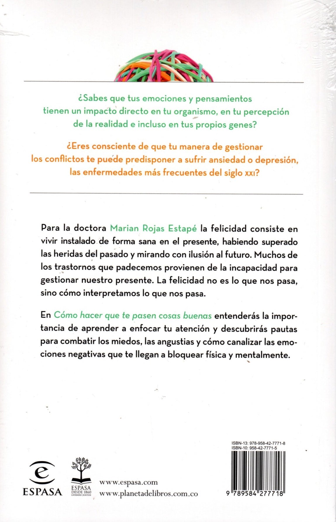 Libro Marian Rojas Estapé - Cómo Hacer Que Te Pasen Cosas Buenas