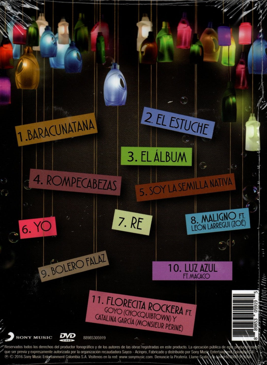 DVD Reluciente, Rechinante Y Aterciopelado - Aterciopelados