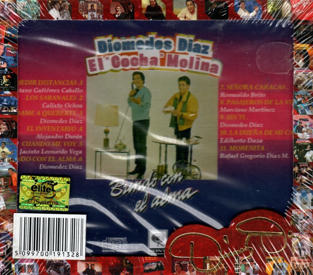 CD Diomedes Díaz, El "Cocha" Molina ‎– Brindo Con El Alma