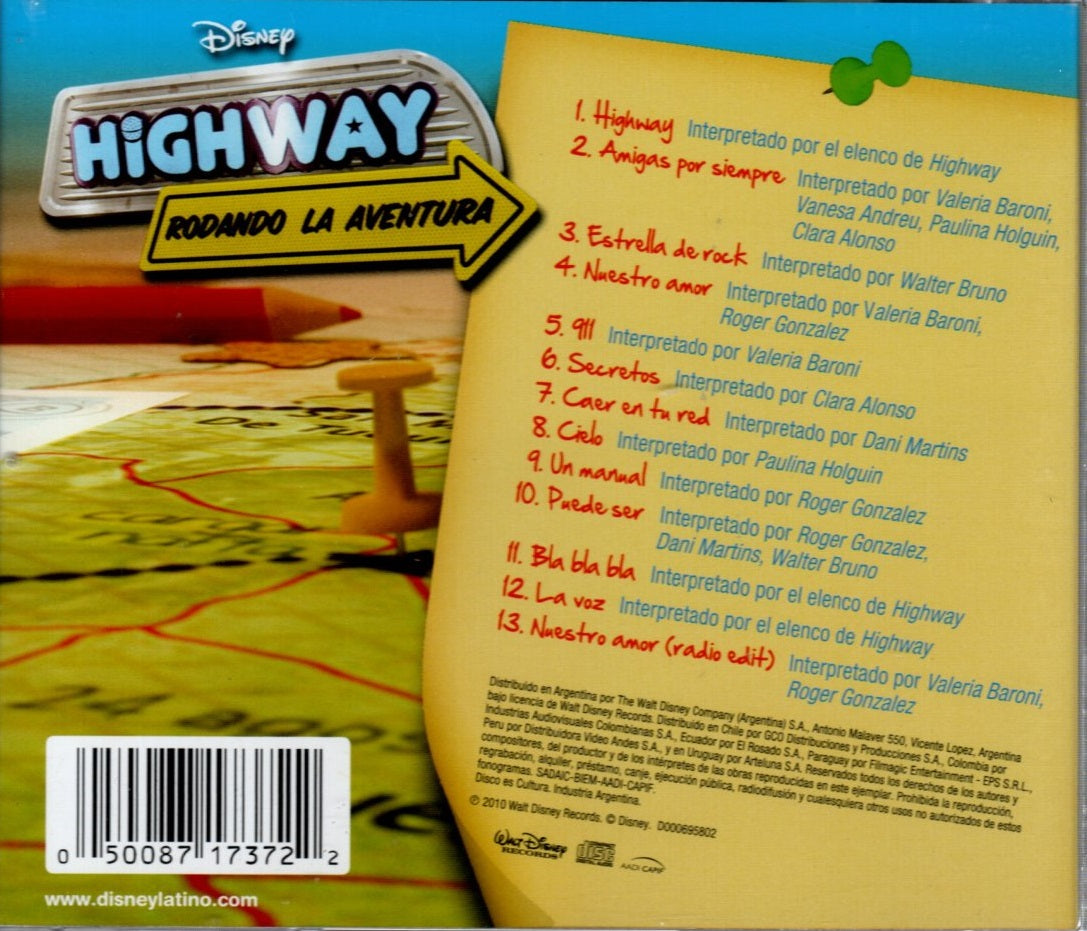 CD Highway Rodando La Aventura Disney