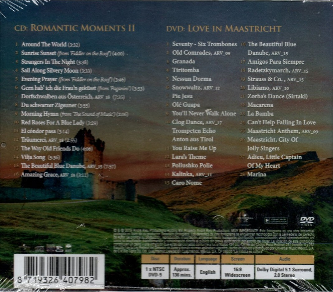 CD +DVD Andre Rieu - Romantic Moments 2, Love In Maastricht