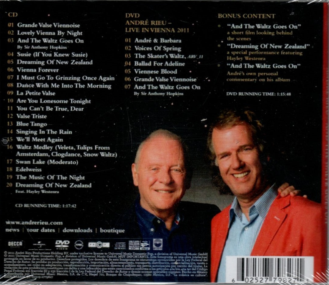 CD André Rieu and his Johann Strauss Orchestra ‎– And The Waltz Goes On
