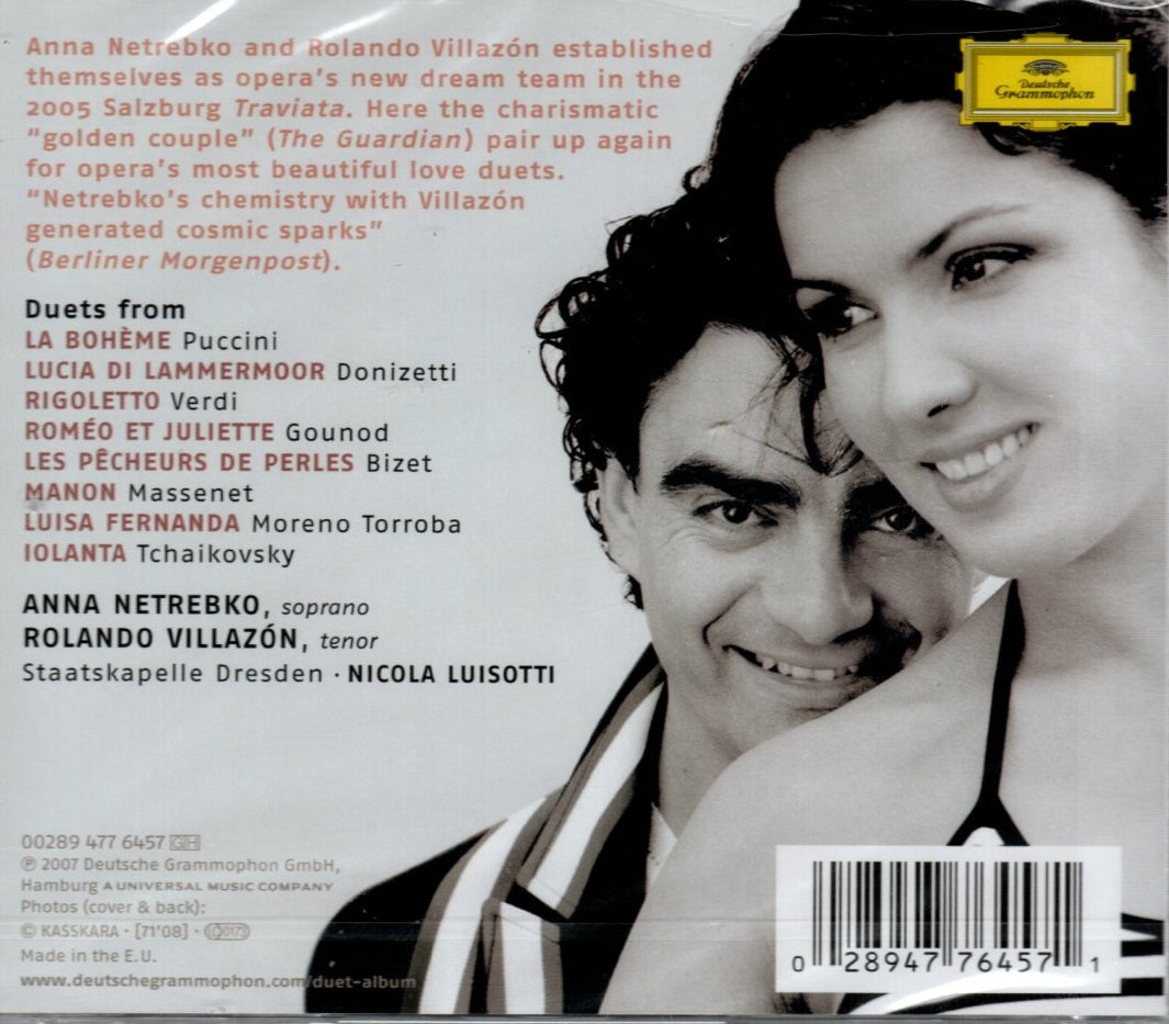 CD Anna Netrebko & Rolando Villazón, Staatskapelle Dresden, Nicola Luisotti ‎– Duets