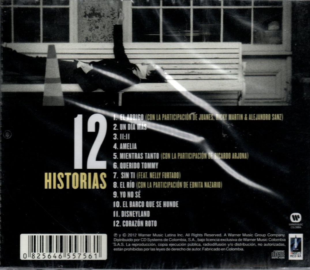 CD Tommy Torres ‎– 12 Historias