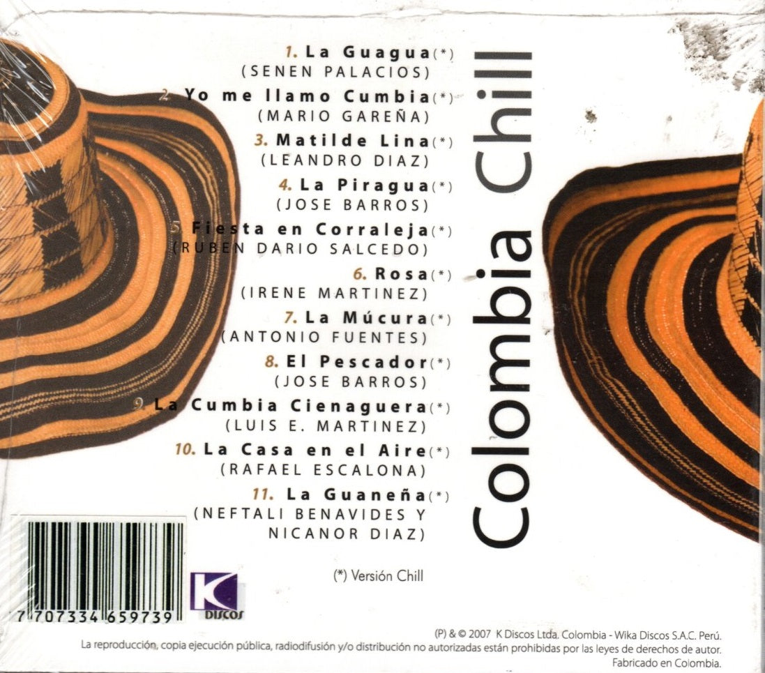 CD Colombia Chill - Una Cosecha de Chill Out Colombiano