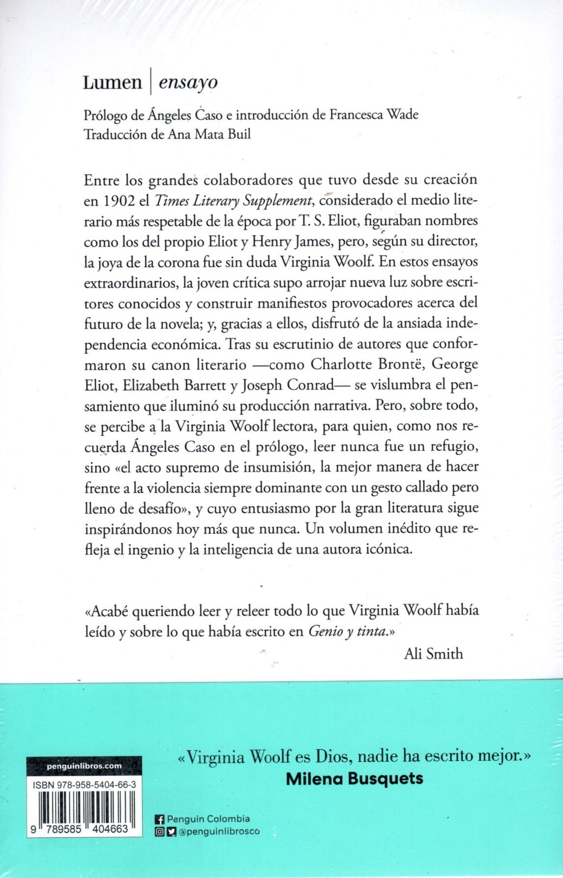 Libro Virginia Woolf - Genio Y Tinta