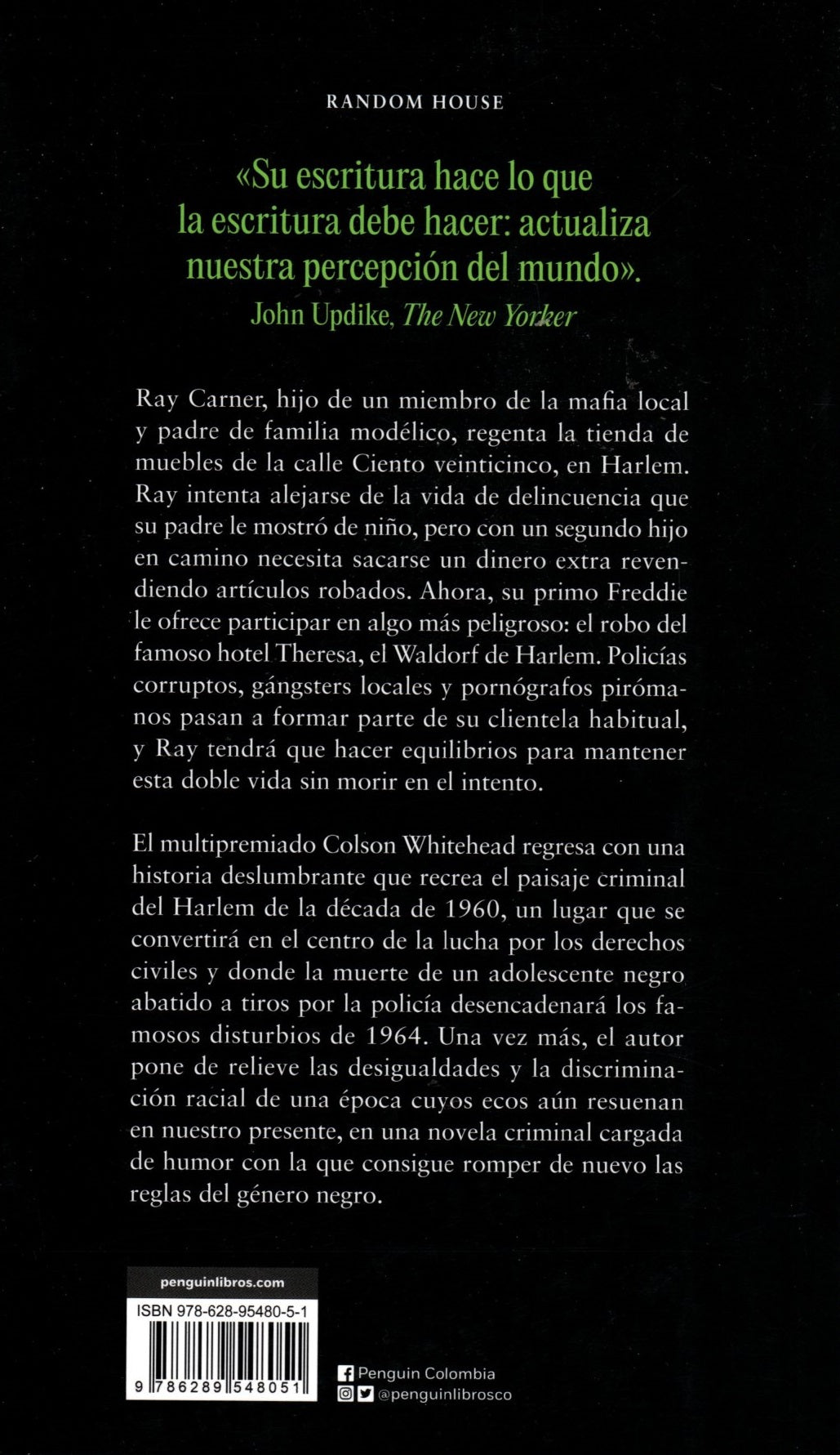 Libros Colson Whitehead - El Ritmo De Harlem