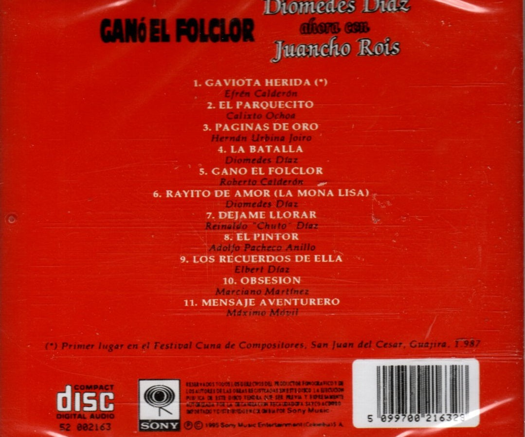 CD Diomedes Diaz Y Juancho Rois - Ganó El Folclor