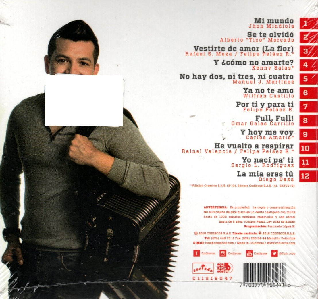 CD Felipe Peláez - Vestirte De Amor