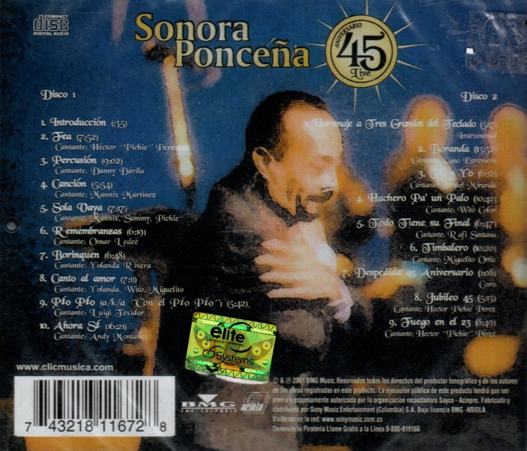 CDX2 La Sonora Ponceña - 45 Aniversario
